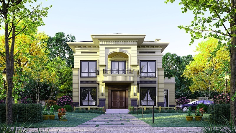 齐齐哈尔中式合院住宅，开放庭院与邻里乡亲更亲近